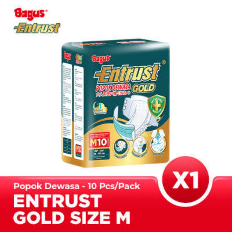 Bagus Entrust Gold M10/Pampers Dewasa/Pampers Perekat Dewasa