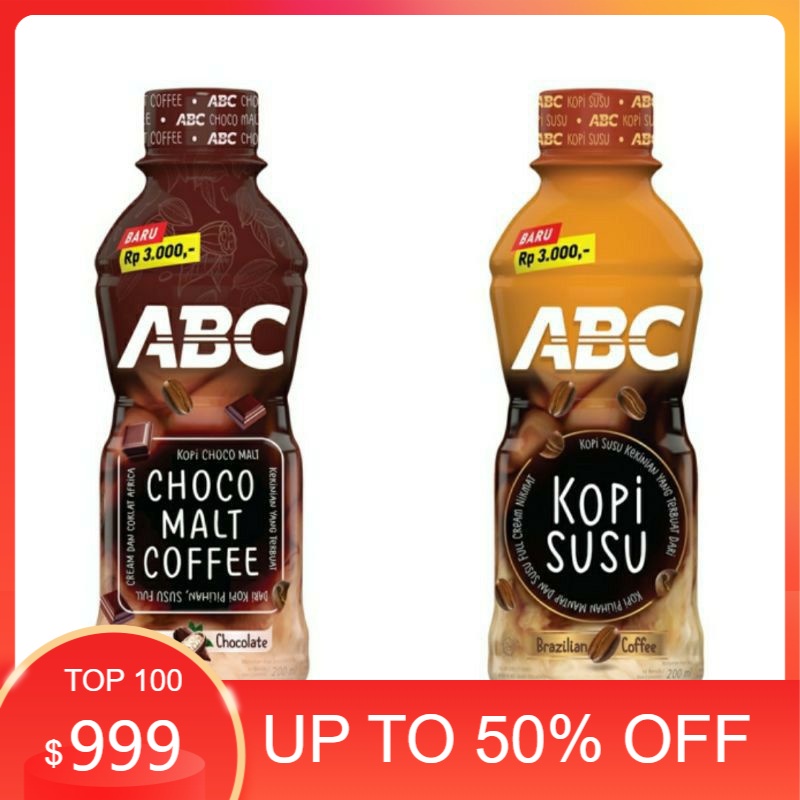

kopi abc botol 200ml x 5 pc kopi kekinian anak muda