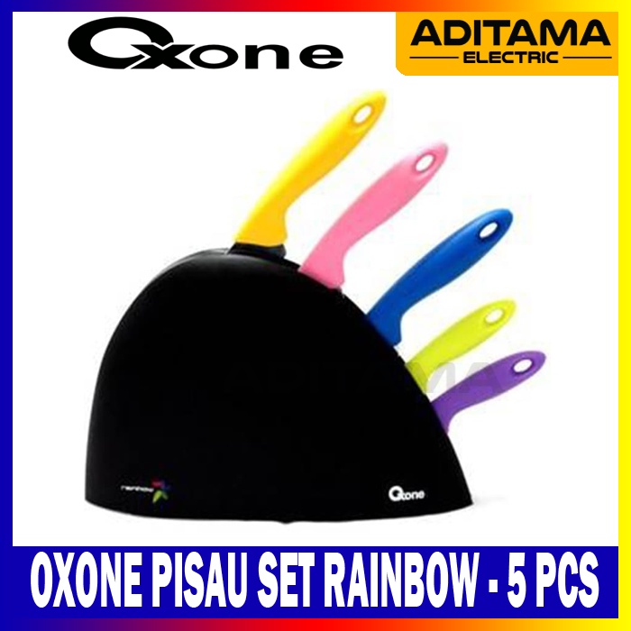 OXONE PISAU SET RAINBOW 5 PCS OX-606 OX606