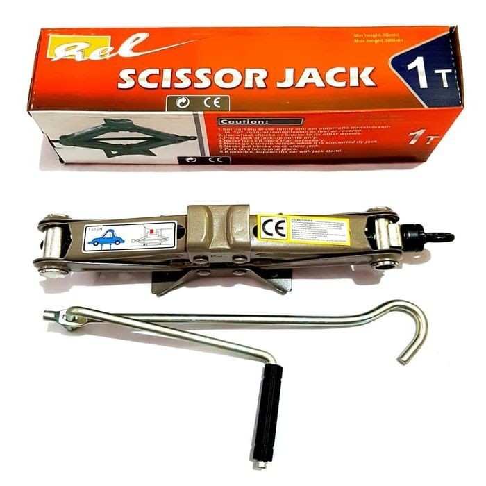 DONGKRAK MOBIL MODEL JEMBATAN SCISSOR JACK KAPASITAS 1 TON UNIVERSAL