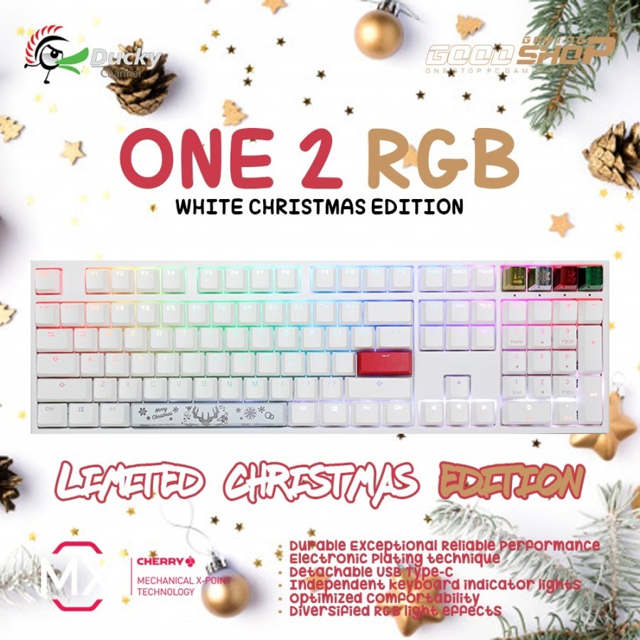 Ducky One 2 RGB White Christmast Edition - Gaming Keyboard