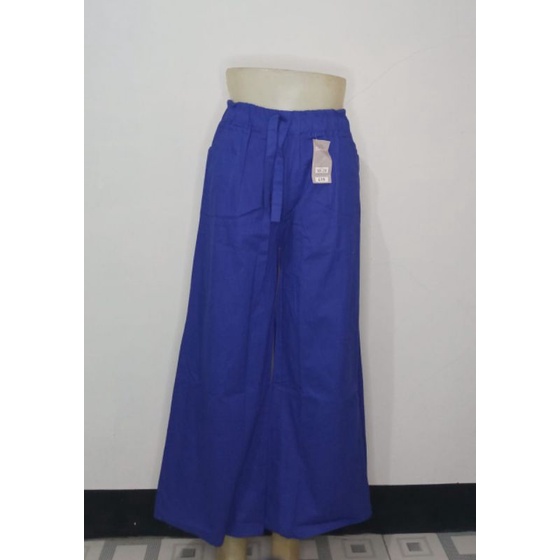 Kulot polos bahan katun stret-Birel