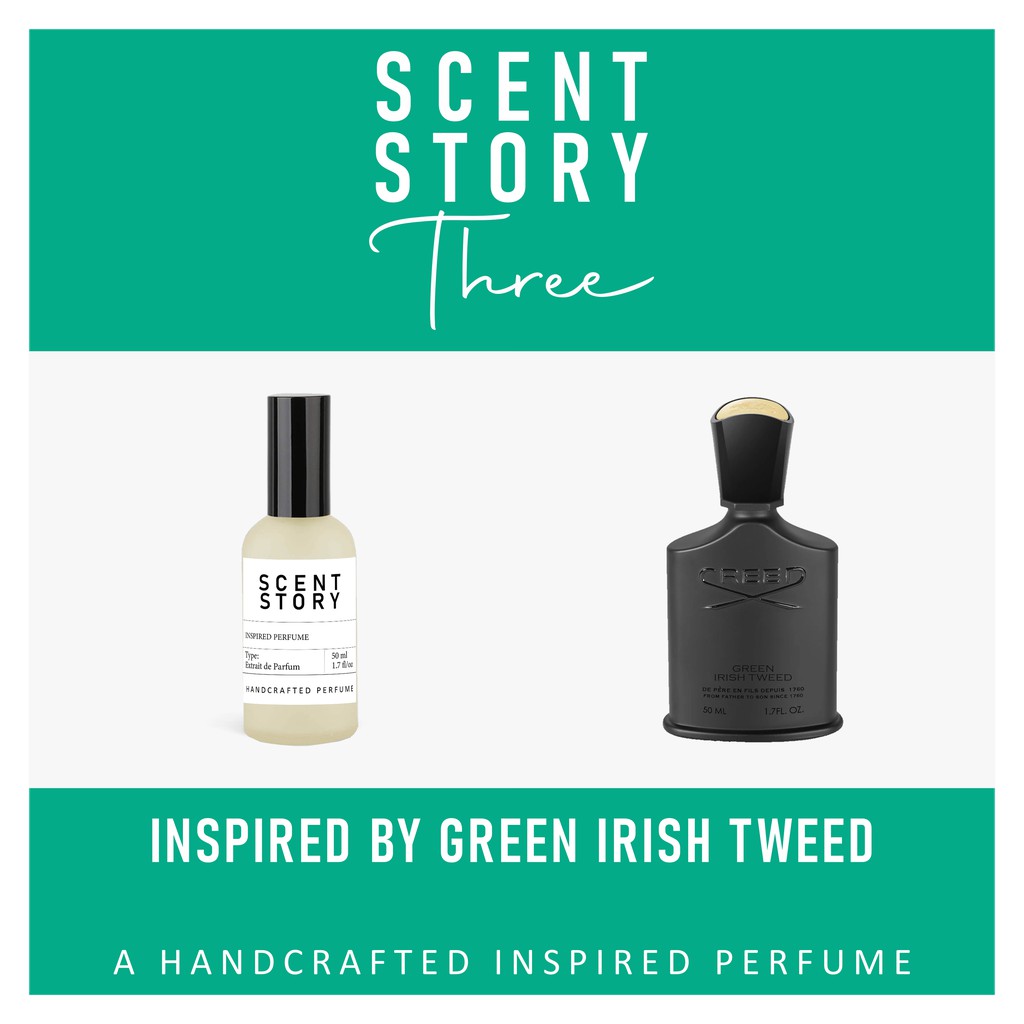 SCENT STORY THREE Inspired by Creed Green Irish Tweed