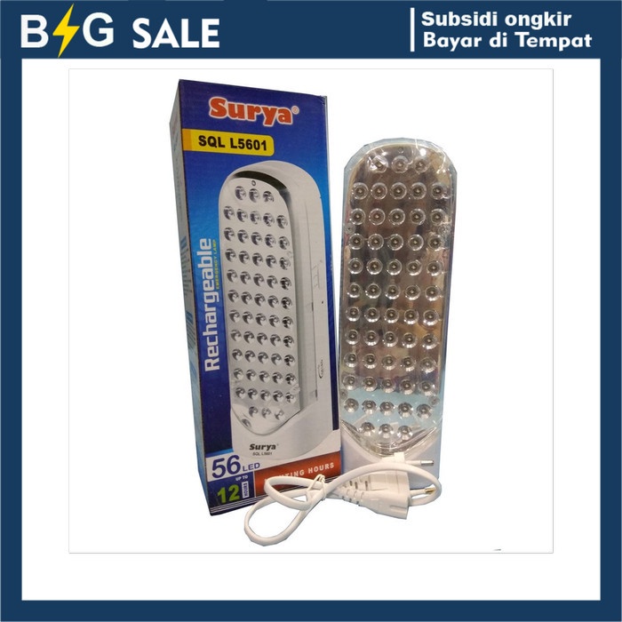 Surya Lampu Emergency SQL 5601 Lampu Darurat 56 LED