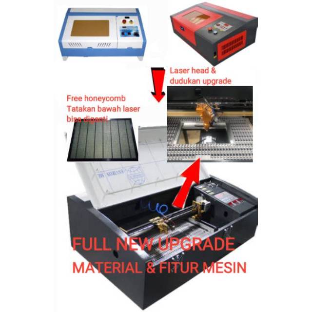 Mesin laser co2 2030 mesin laser kwalitas linear rail di semua sumbu x dan y akurasi maksimal