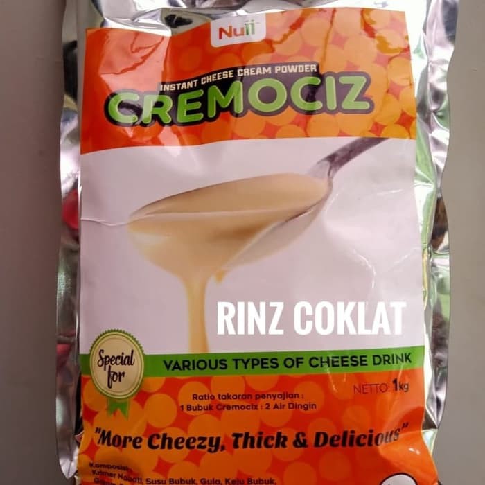 

Cremociz Cheese Cream Powder Topping Minuman Cheese Cream