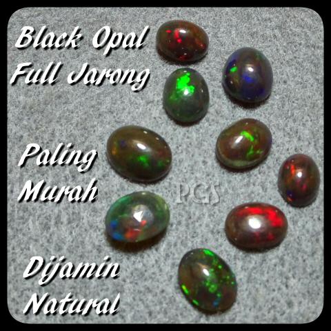 Pasti murah  natural kalimaya black opal afrika lostone asli natural