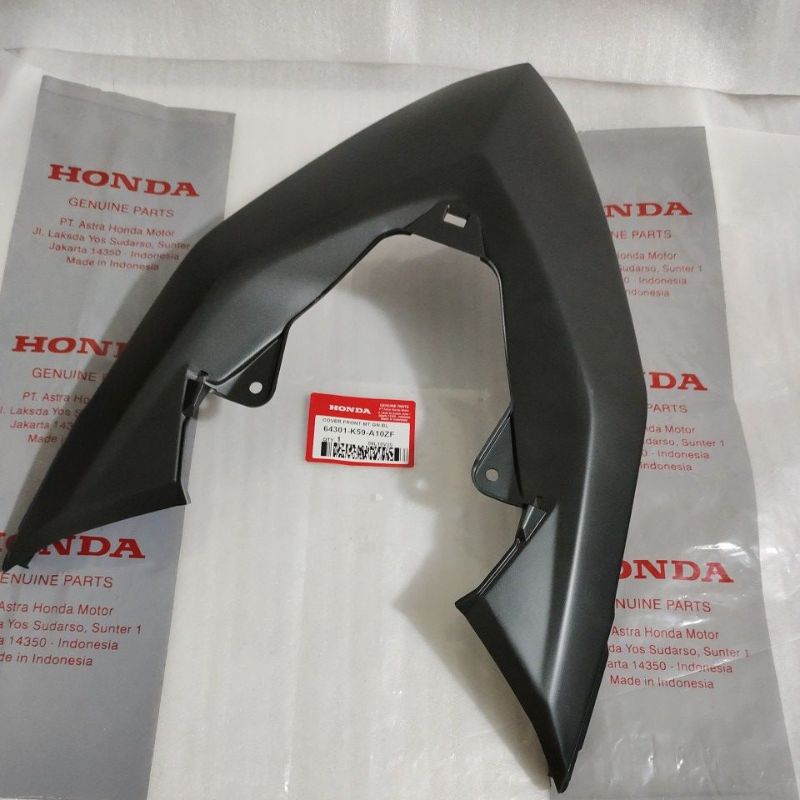 cover Panel dasi tameng tebeng depan besar Honda Vario 150 125 LED ESP 2015-2017 Doff Hitam Original