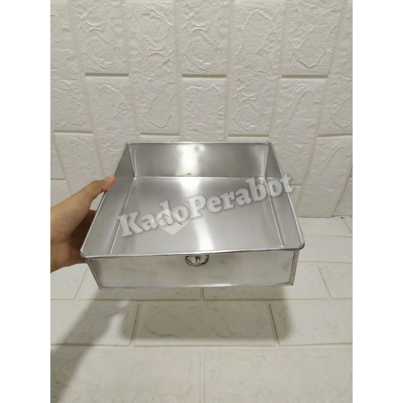 Loyang Kotak stainless - loyang kue lapis - loyang kotak bolu