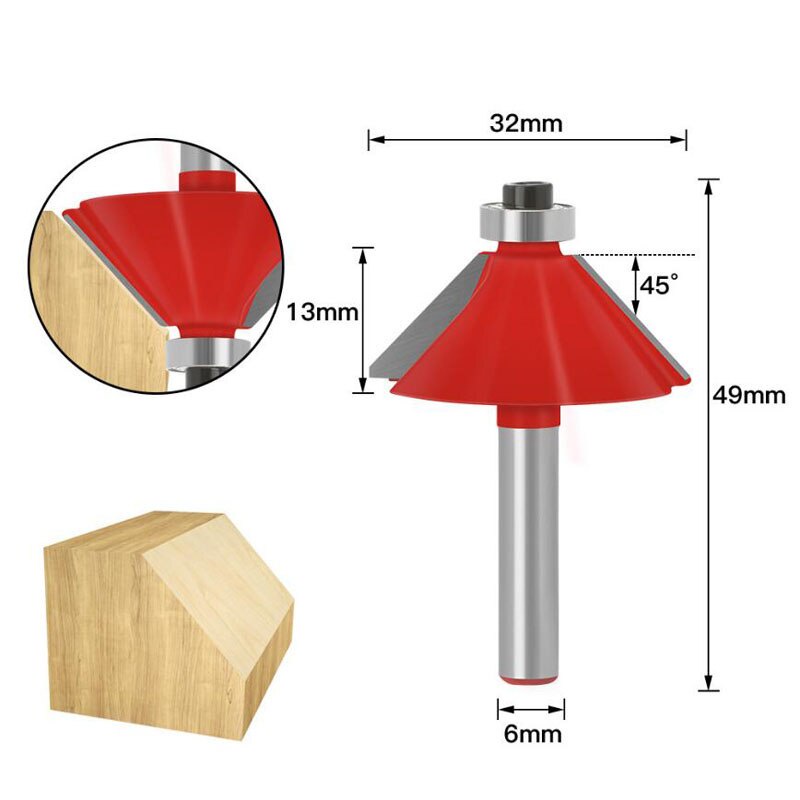 Mata Profil Router Bits Timmer Bits set 12pcs Kotak Box set Kayu