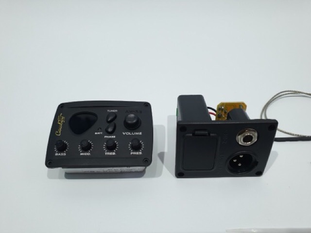Equalizer Gitar dan Bass Merk Cowboy Original Tipe Aw-33 Akustik Elektrik Tuner Piezzo Murah Jakarta