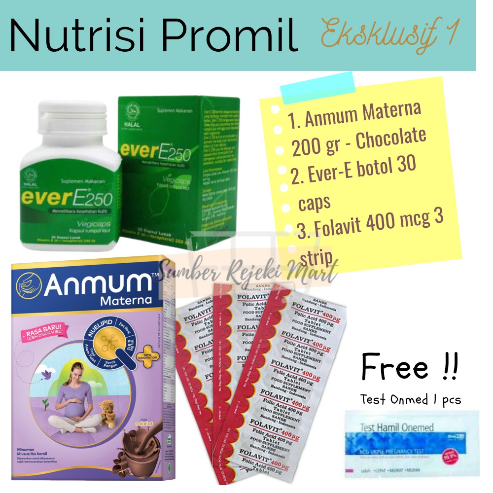 Jual Paket Nutrisi Kehamilan Anmum Promil Anmum Lengkap Anmum