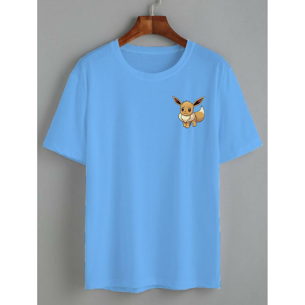 kaos KARAKTER eevee cute / kaos KARAKTER/ kaos wanita / KATUN 24S