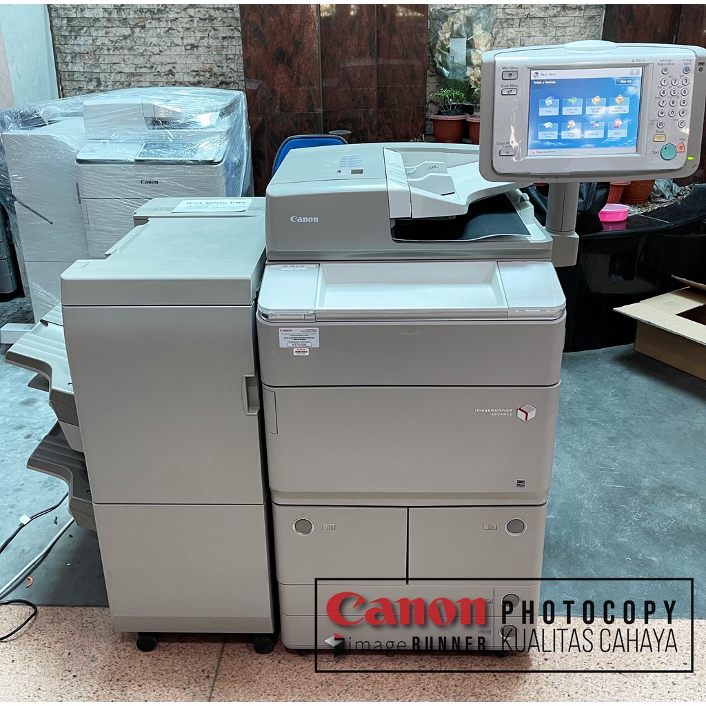 Mesin Fotokopi Canon IRA 8205 Rekondisi USA Grade A dan Finisher