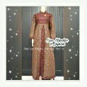 Gamis Batik Pias Cappucino Sogan Size Standar Dan Jumbo Bahan Katun Mataram Primisima