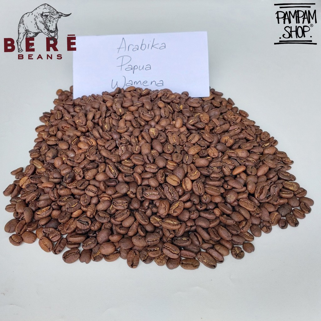 Kopi Arabika Papua Wamena Indonesia 100 GRAM Biji Bubuk Coffee Beans Giling Arabica Coffe Cofe Bean