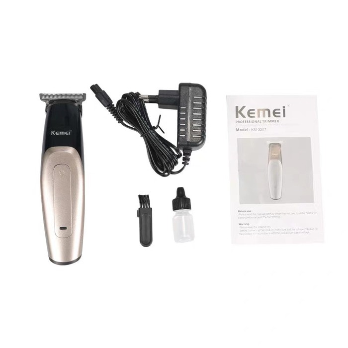 Kemei KM-3207 Hair Clipper Trimmer Charger Cordless Haircut KM 3207