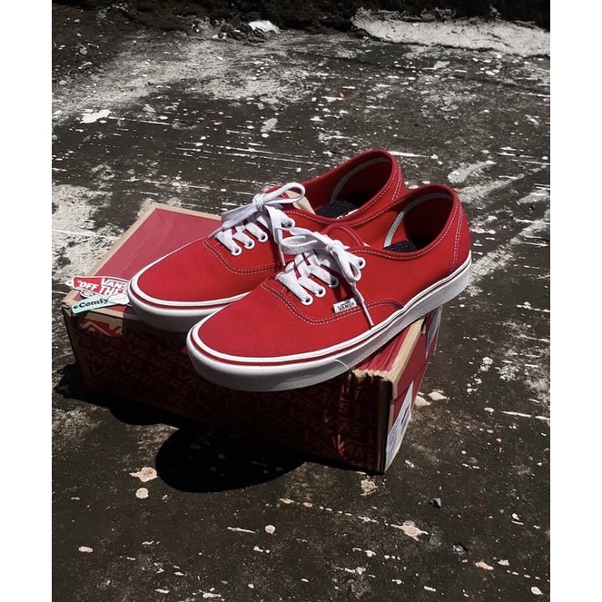 Vans Authentic Red comfycush