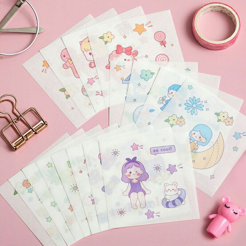 

Kiss cut cute mini sticker sheet/stiker lembaran kecil