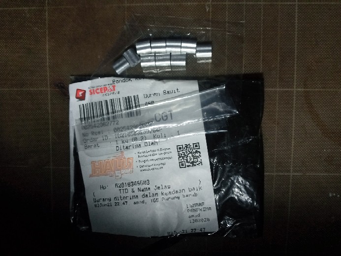 Crimp Ferrule Aluminium 2 Lubang Pengait Kawat Sling Ferol Klem Sling Pencetan Kait Penjepit