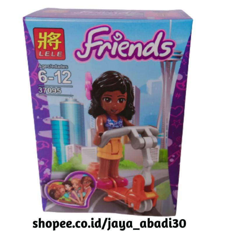 MAINAN LEGO BRICK GAME FRIENDS SCOOTER / SKUTER LALA PO (LELE) 37095