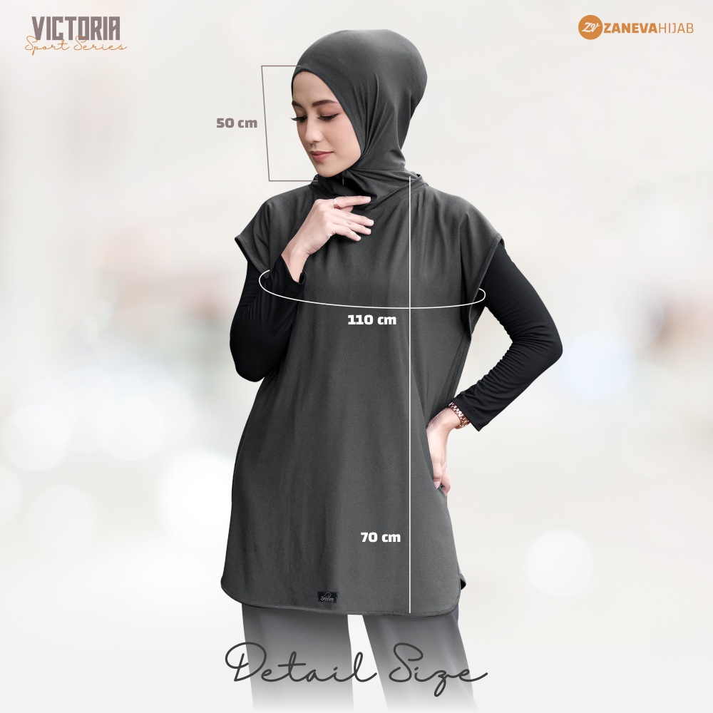 Vest Hijab l Hijab Olahraga l Trendy l Hijab santai l hijab rompi instan