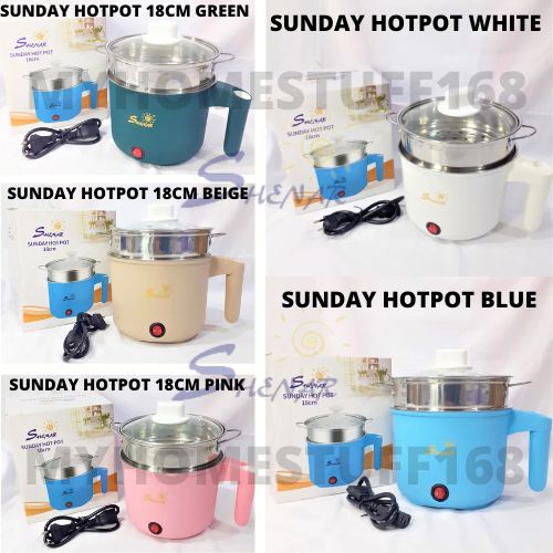 SHENAR COOKING POT STEAMER MULTIFUNGSI PANCI ELEKTRIK FASHION SUNDAY HOTPOT SEVILLA GRANADA