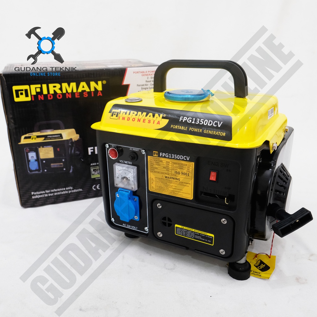 Genset Firman FPG1350DCV FI 700Watt / Generator Bensin 2Tak Firman FPG 1350 DCV 700W