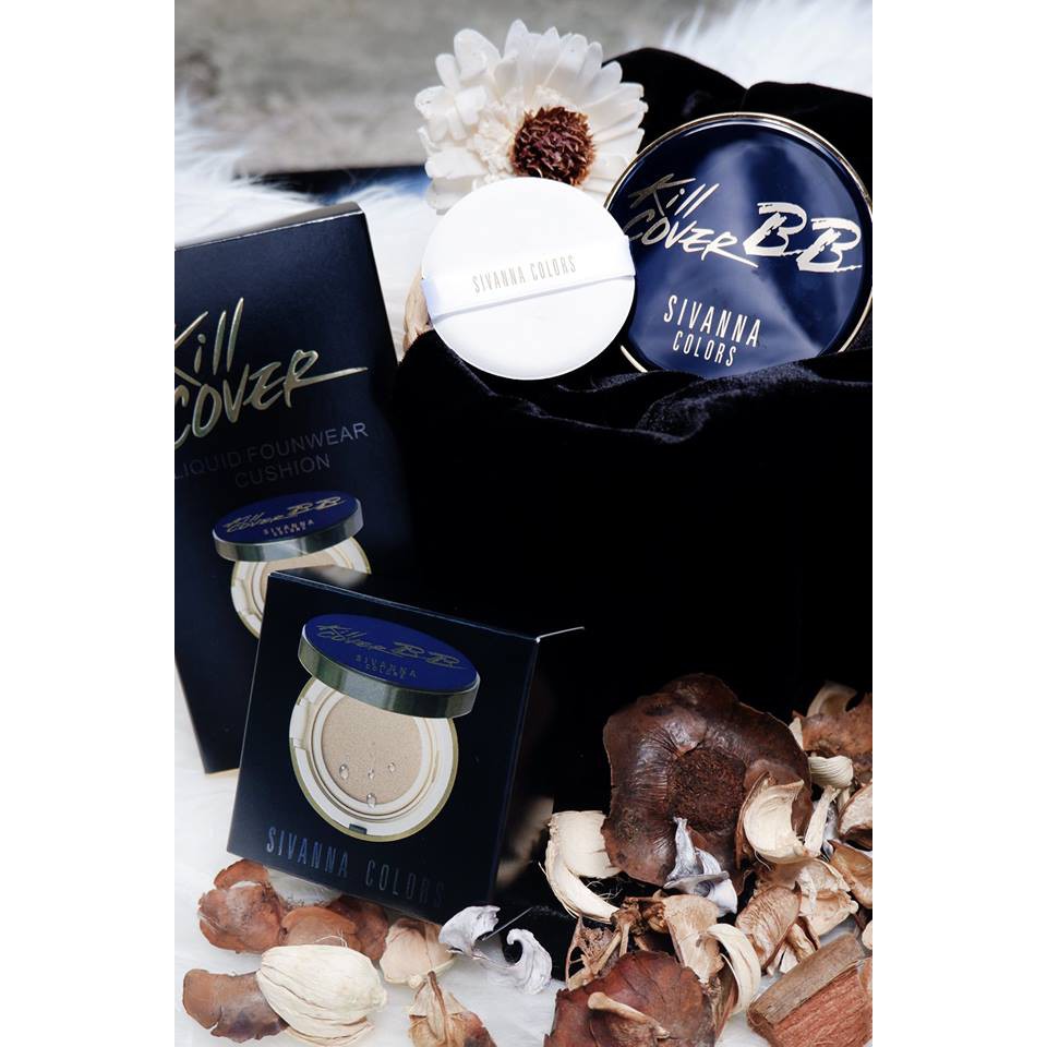 [READY] + REFILL KILL COVER BB CUSHION SIVANNA COLORS ORIGINAL 100% THAILAND TERMURAH