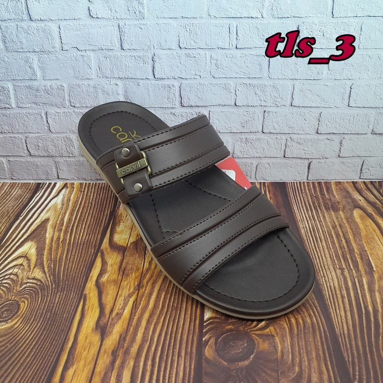 Sandal Pria Carvil Terbaru Aldoba 02 Ori 38-44 Sandal Kasual Cowok