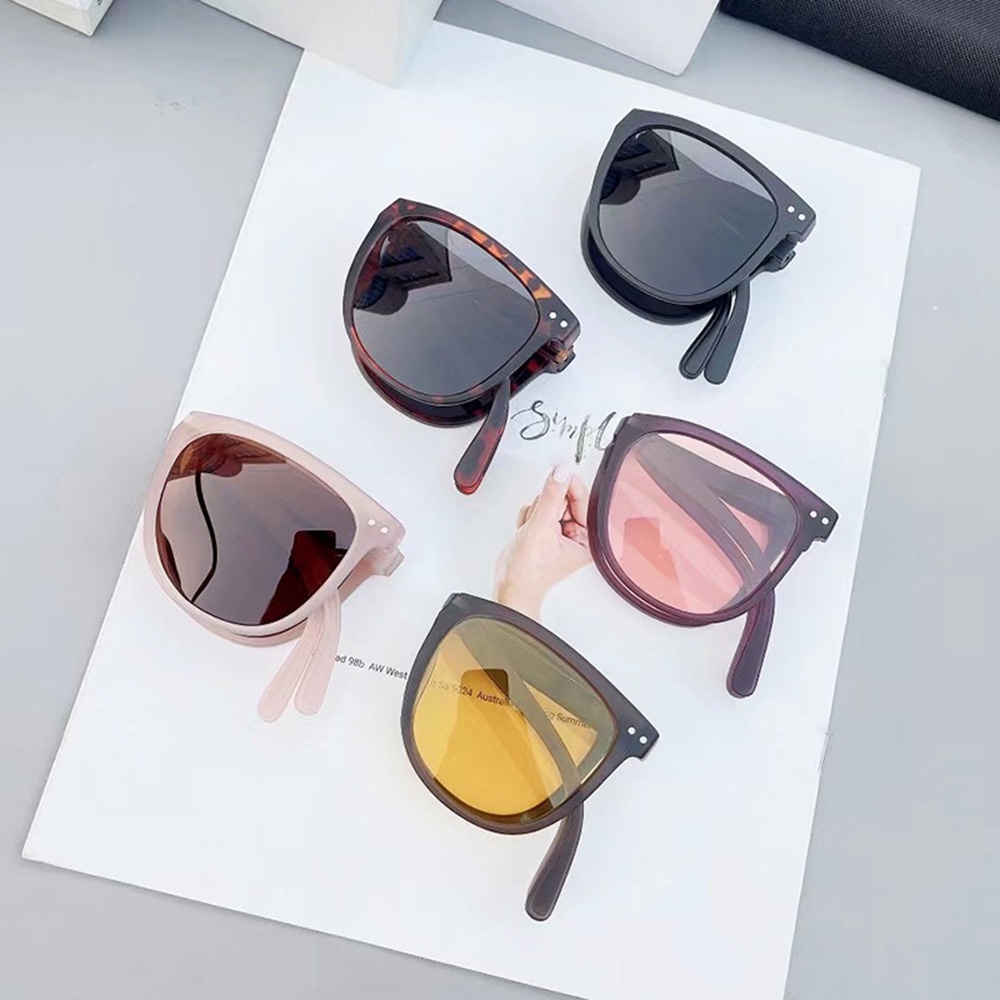 Kacamata Hitam Polarized Lipat Portable Untuk Pria / Wanita / Pasangan / outdoor / Travel
