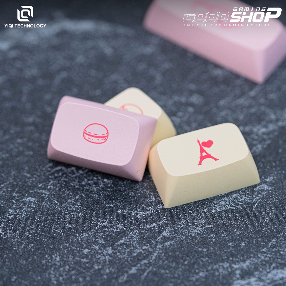 Yiqi Keycaps Macaron PBT Dye-Sub XDA Profile