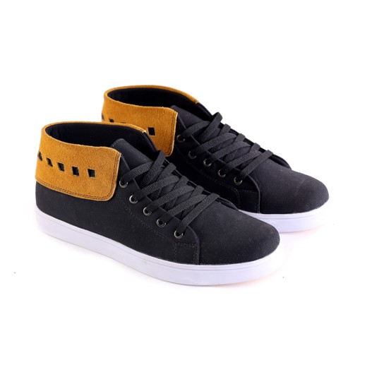 Sepatu Casual Pria / Sepatu Kulit Hitam Gs Sepatu Sekolah & Main Cowok
