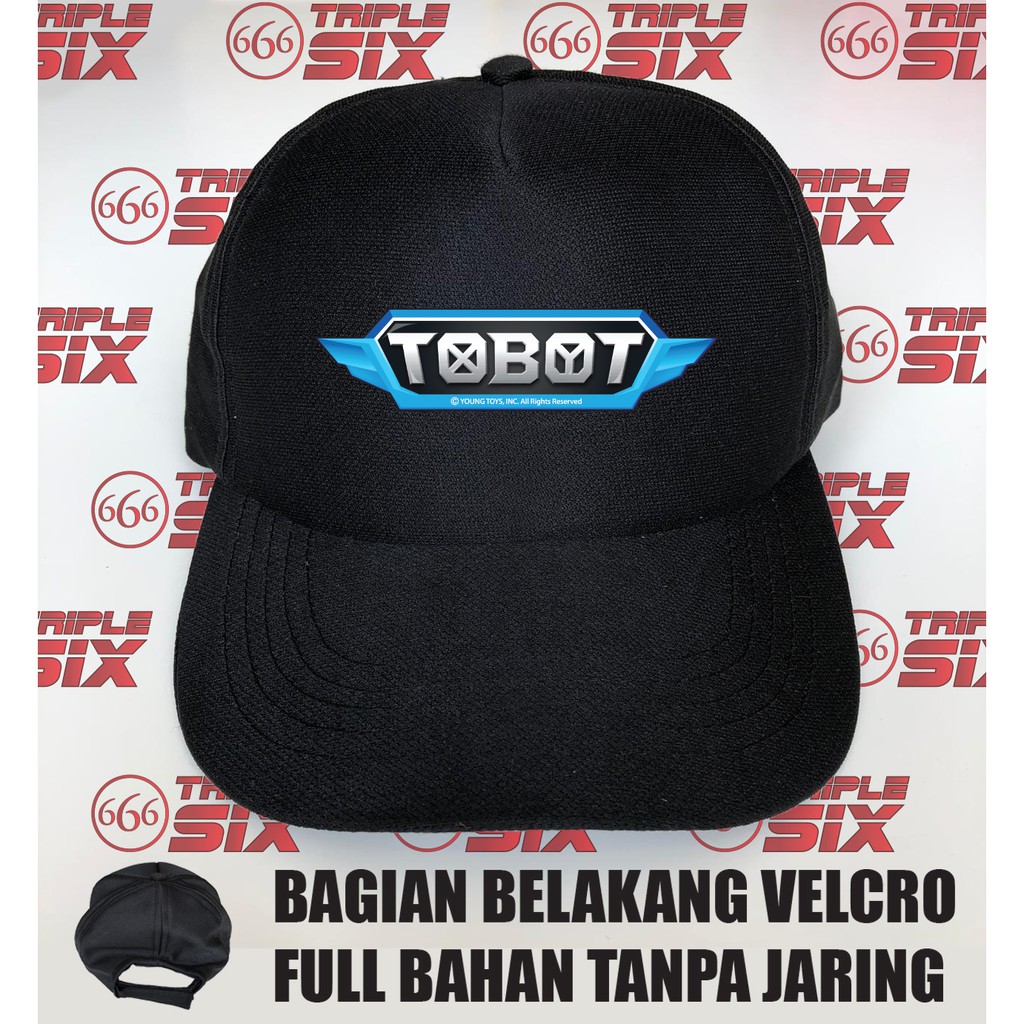 Topi Baseball Velcro Tobot young toys