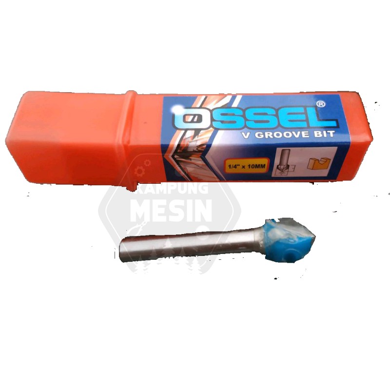 Mata router vee groove 10mm OSSEL mata trimmer vee groove 10mm OSSEL mata profil vee groove 10mm OSS