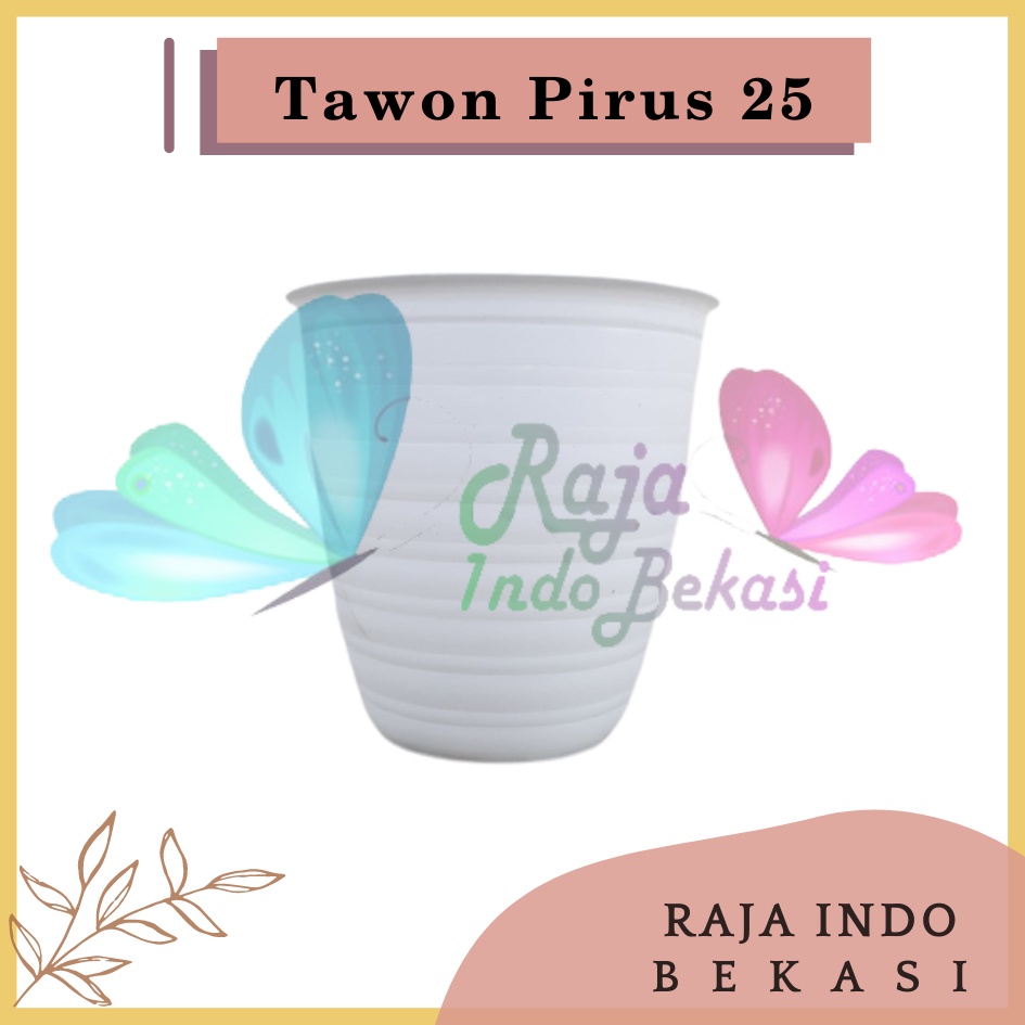 Pot Tawon Pirus Ruby 25 Putih Pot Tawon Putih Tebal Murah Pot Tawon Ulir Madu Mdn 20 21 24 25 27 30