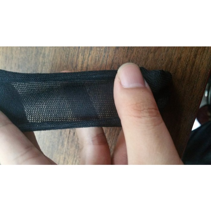 KAIN KASA PENUTUP BOX SPEAKER TIPIS / DENIS KASAR HITAM (MELAR) - Hitam