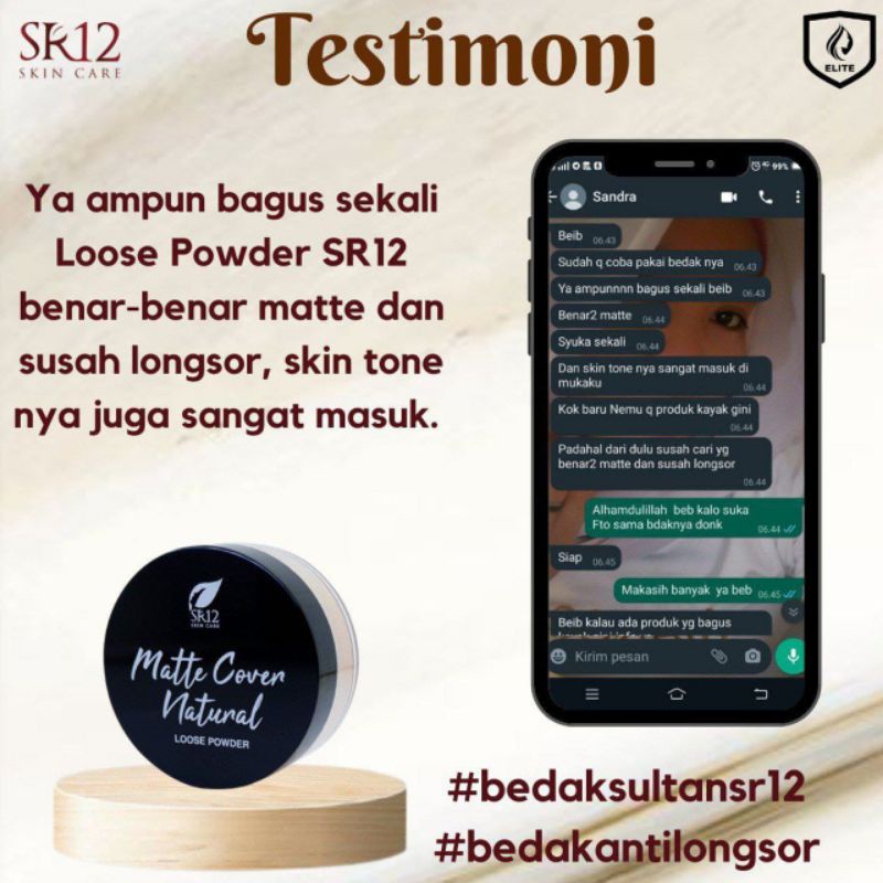 bedak tabur SR 12