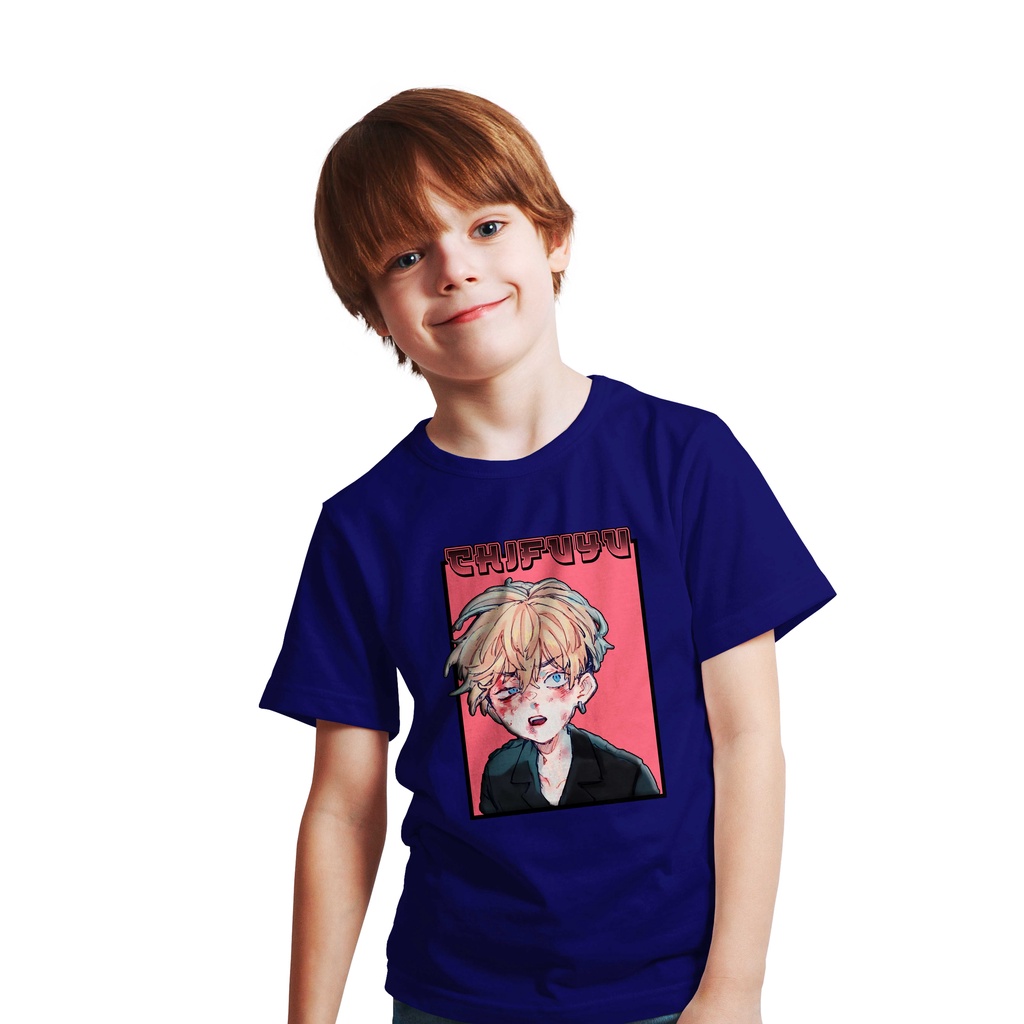 BAJU KAOS ANAK ANIME TOKYO REVENGERS CHIFUYU TOUMAN TERBARU