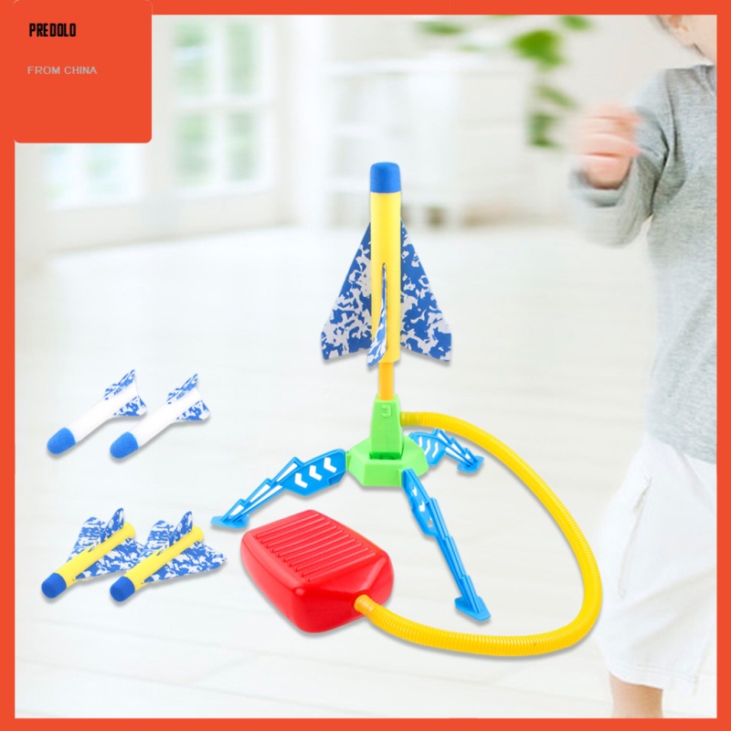 [In Stock] Rocket Launcher Outdoor Jump Air Powered Outdoor Rocket for Outdoor Kids Single