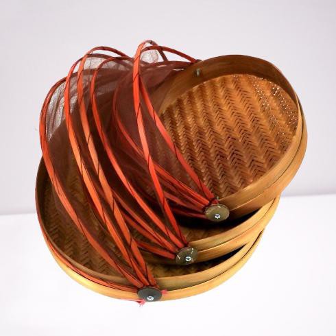 Gilaa Tudung Saji Bambu Wadah Saji Makanan Tudung Saji Kelambu - S Diskon