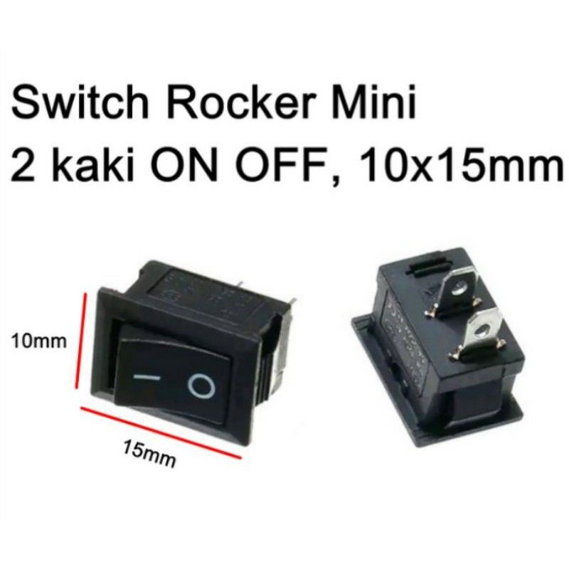 Saklar Mini Micro Switch on off 2pin 10x15mm