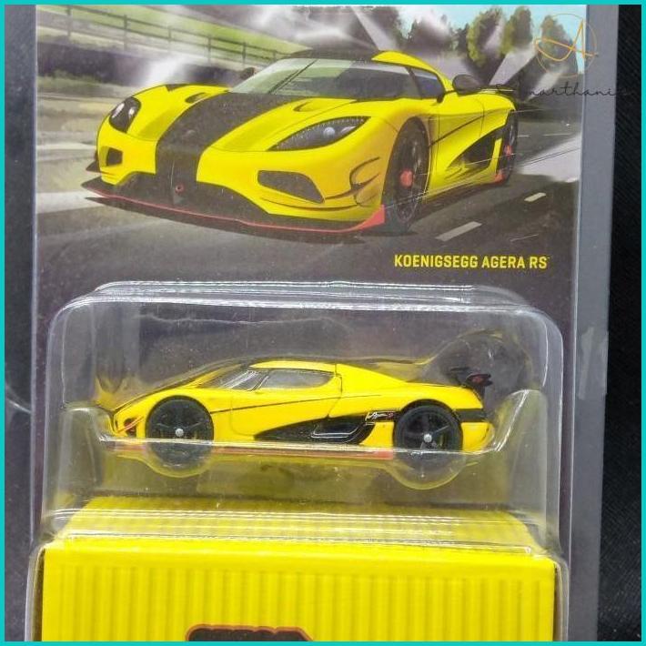 Ac - Tarmac Works 1/64 Koenigsegg Agera Rs Yellow Diecast Scale Model Car