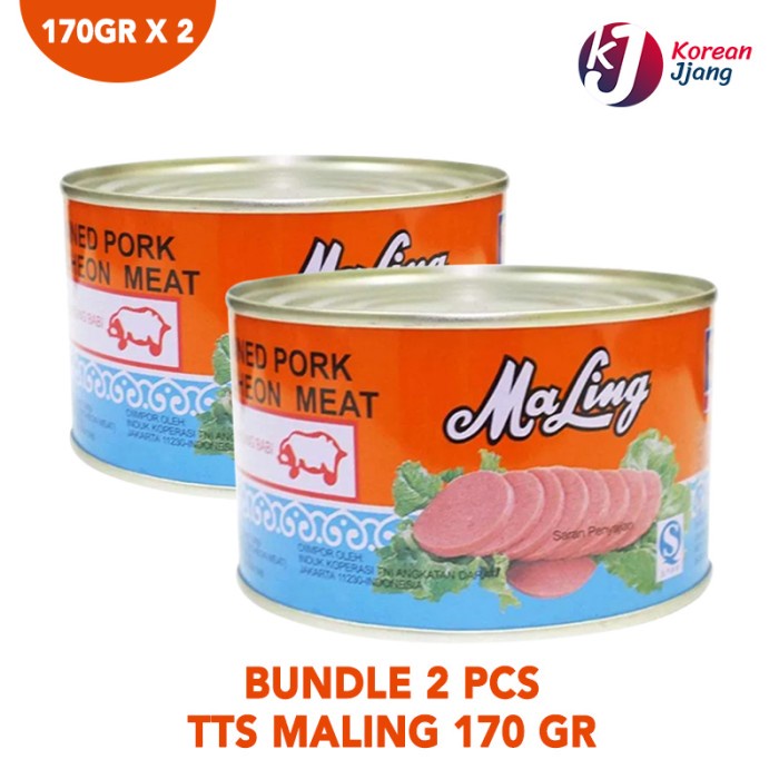

Gg0Hh (Bundle 2Pcs) Tts Maling Pork Luncheon 170Gr - Daging Babi Non Halal Ds0kk