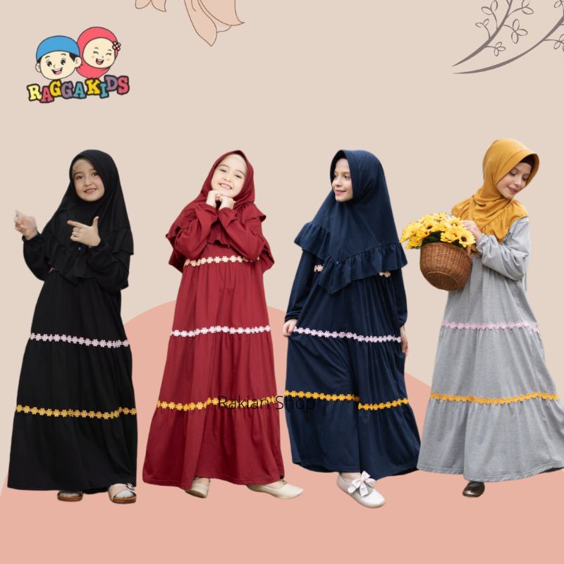Dress/Gamis Anak Perempan Muslim Boho Style by Ragga Kids