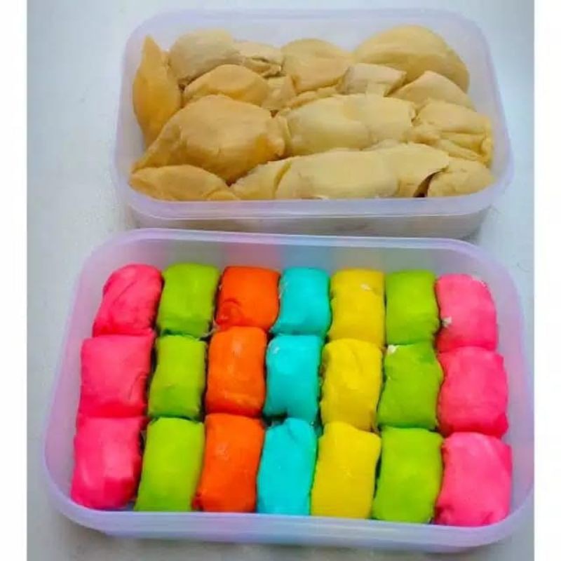 

Pancake durian + durian kupas 1 paket