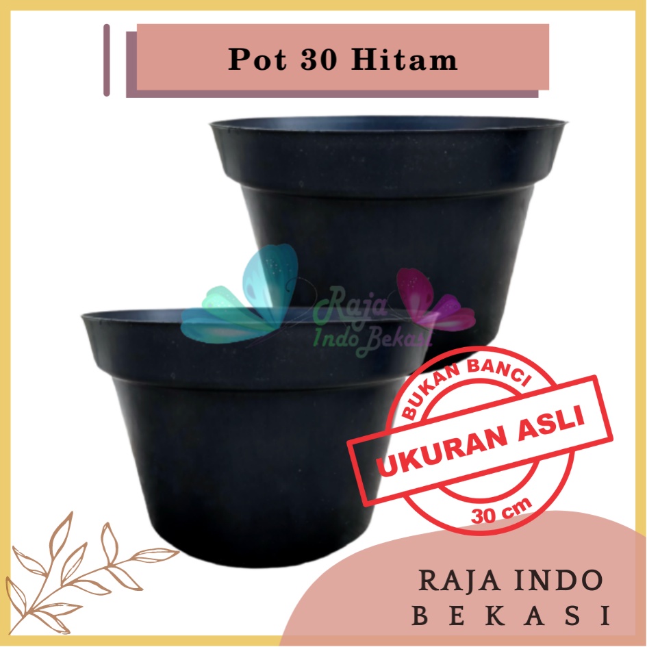 Pot 30 Hitam Pot Tanaman Hias Pot 30 Cm Hitam Tebal Murah Grosir Bibit Pot Bunga Hitam Pot 30 Murah