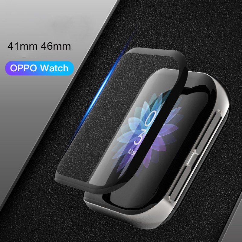 Pelindung Layar 3d Curved Transparan Untuk Oppo Watch 41mm 46mm