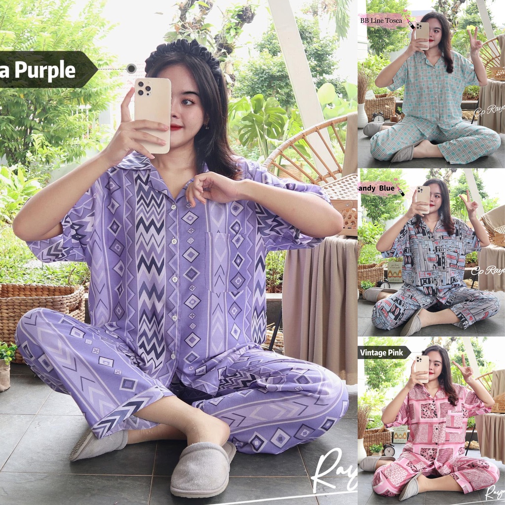 IZANY Piyama Dewasa CP Jumbo / XXL Rayon