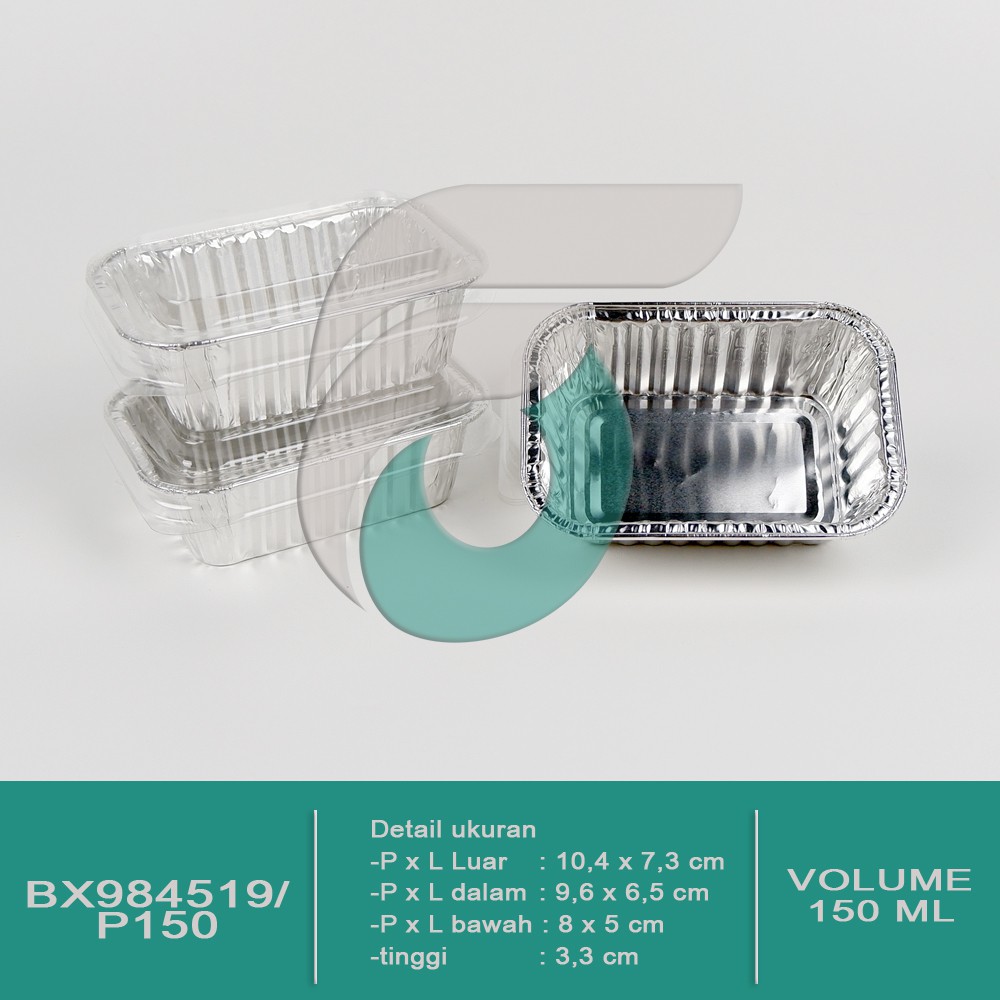 Jual Alumunium Foil Cup BX 984519 + TUTUP MIKA | Shopee Indonesia